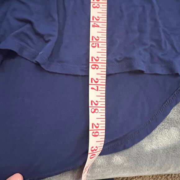 K Ld-Signature Navy Sleeveless Top Shirt Blouse Size Medium - Picture 11 of 12